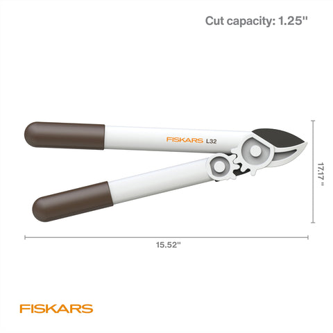 Fiskars PowerGear Lopper ergonomic grip supports comfortable pruning sessions