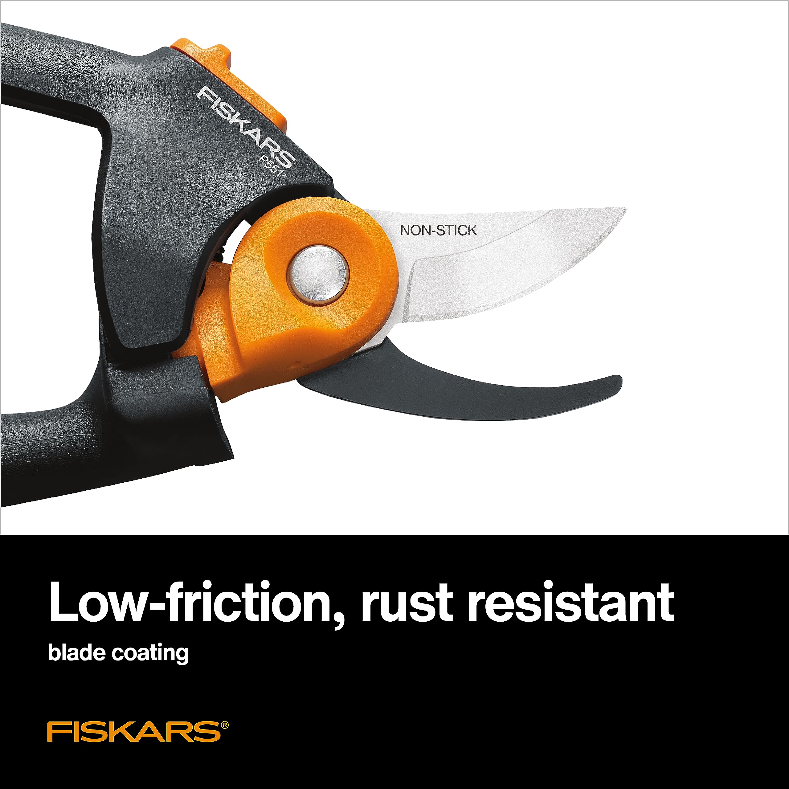 Fiskars PowerGear2 pruner contoured-handle supports natural grip
