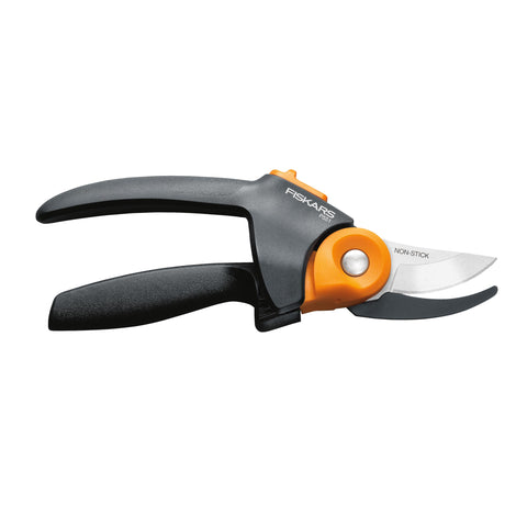 Fiskars PowerGear2 pruner with leverage-boost design for easier cuts