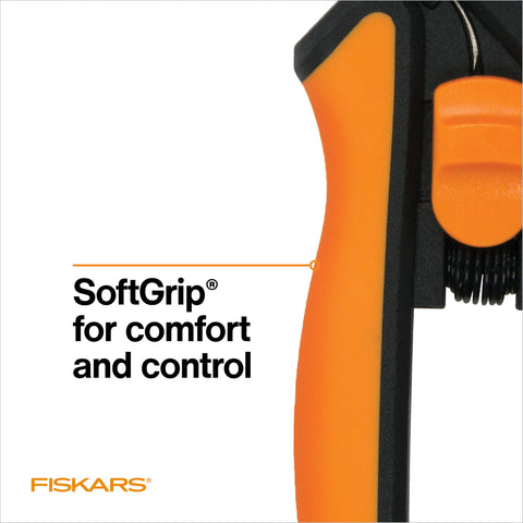 Fiskars micro-tip edge reaches into tight spaces for precise shaping