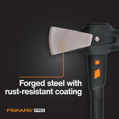 IsoCore shock-absorbing handle reducing strain for longer comfortable work sessions.