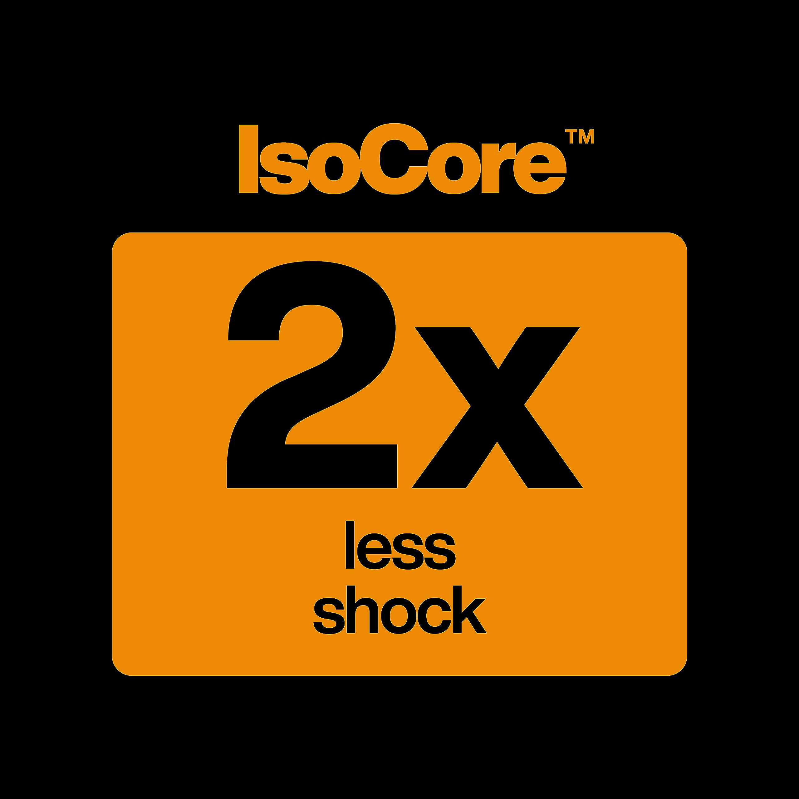 IsoCore shock control system reduces vibration during use
