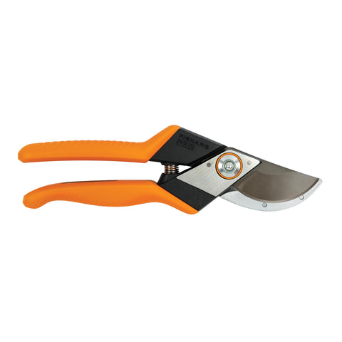 Fiskars Pro Pruner ergonomic Softgrip with multiple positions for comfortable use.
