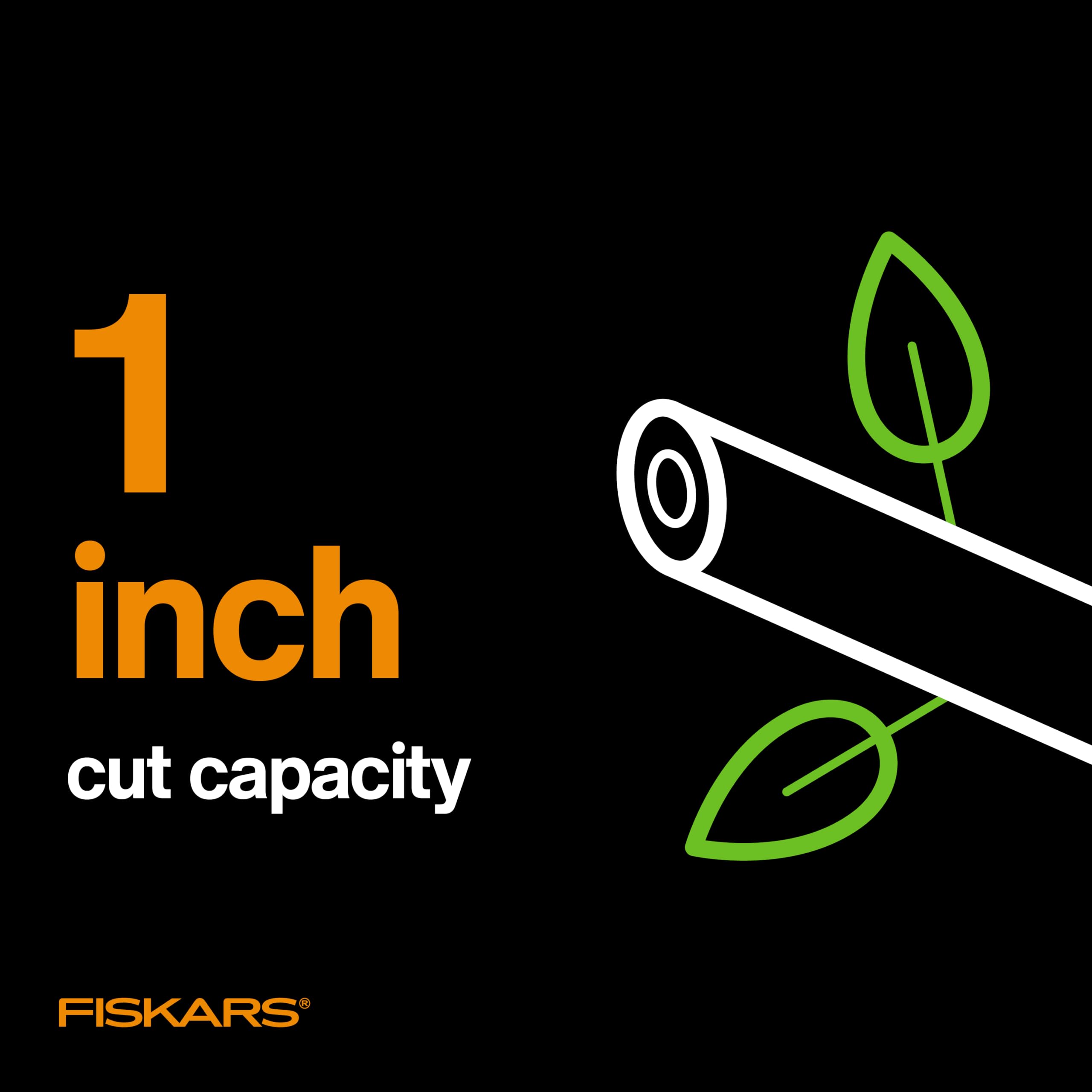 Replaceable blade lets you renew cutting power without replacing the entire pruner.