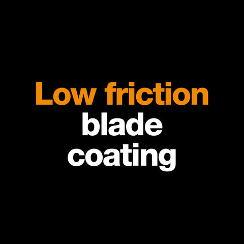 Fiskars shock-absorbing bumper reduces impact for comfortable trimming.