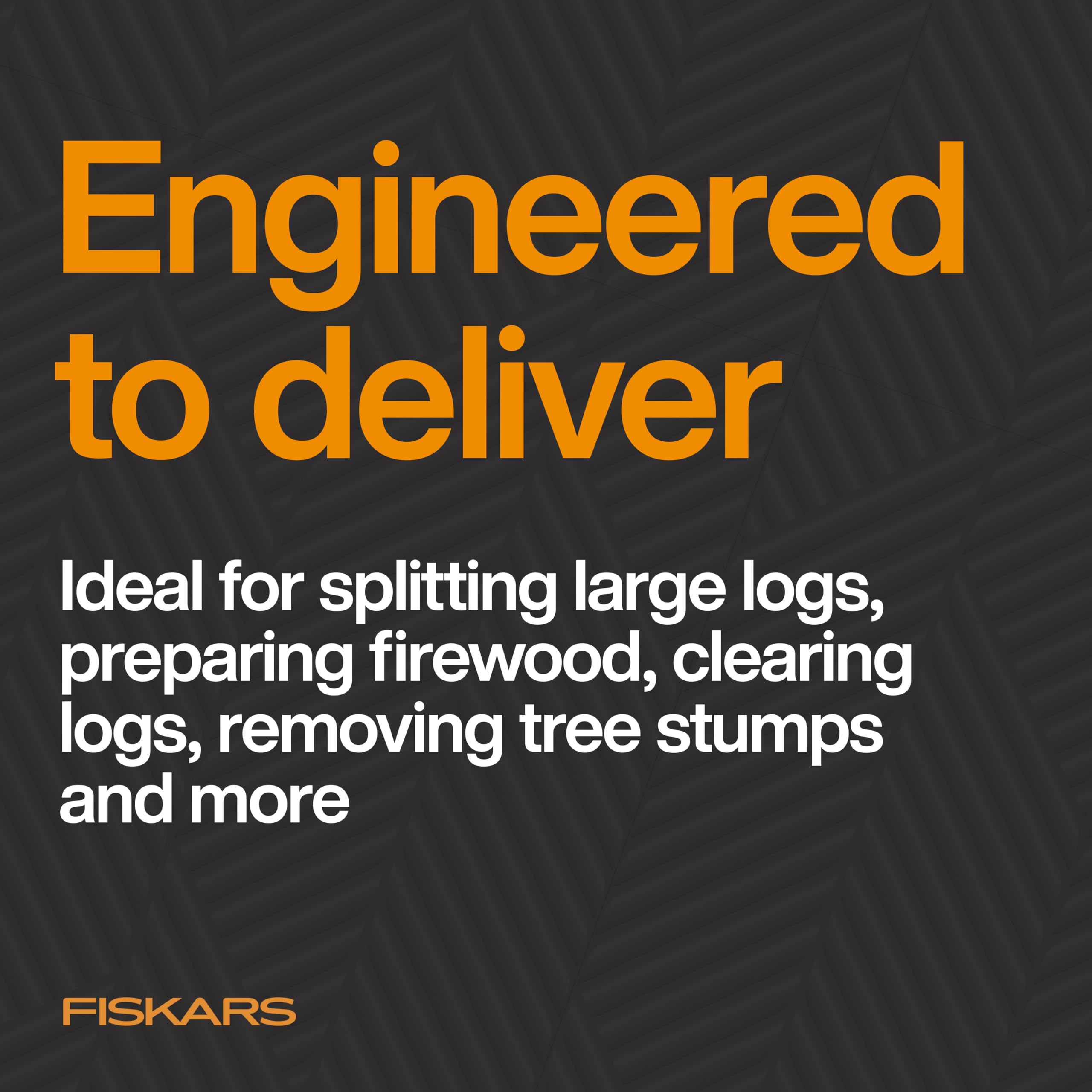 Fiskars Ultra Splitting Axe U32 double-hardened steel delivers reliable performance.
