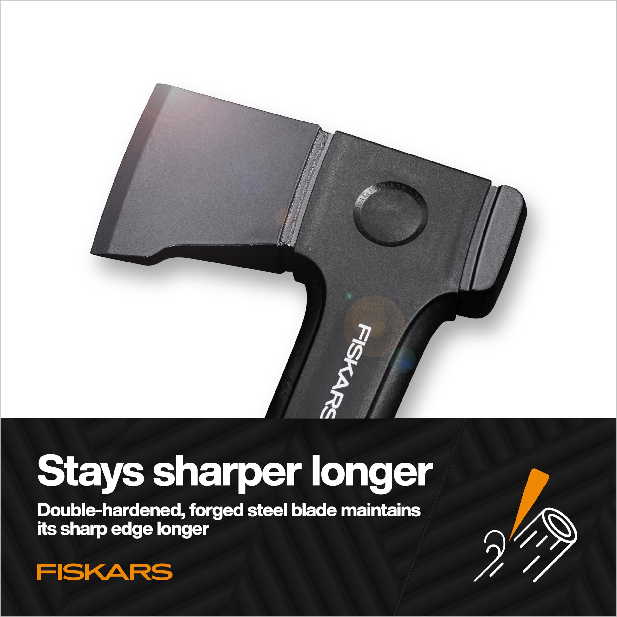 Fiskars X14 hatchet sheath protects blade during storage
