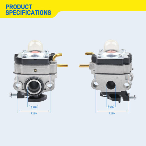 FitBest carburetor kit fuel line highlights upgrade for cleaner fuel delivery.