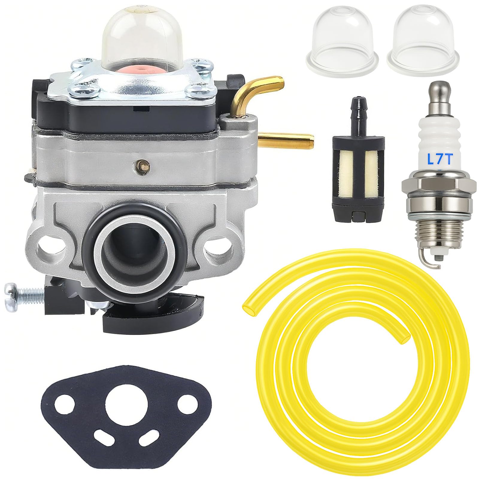 FitBest Carburetor Kit installed on Ryobi RY251PH for easier starting and smoother idle.