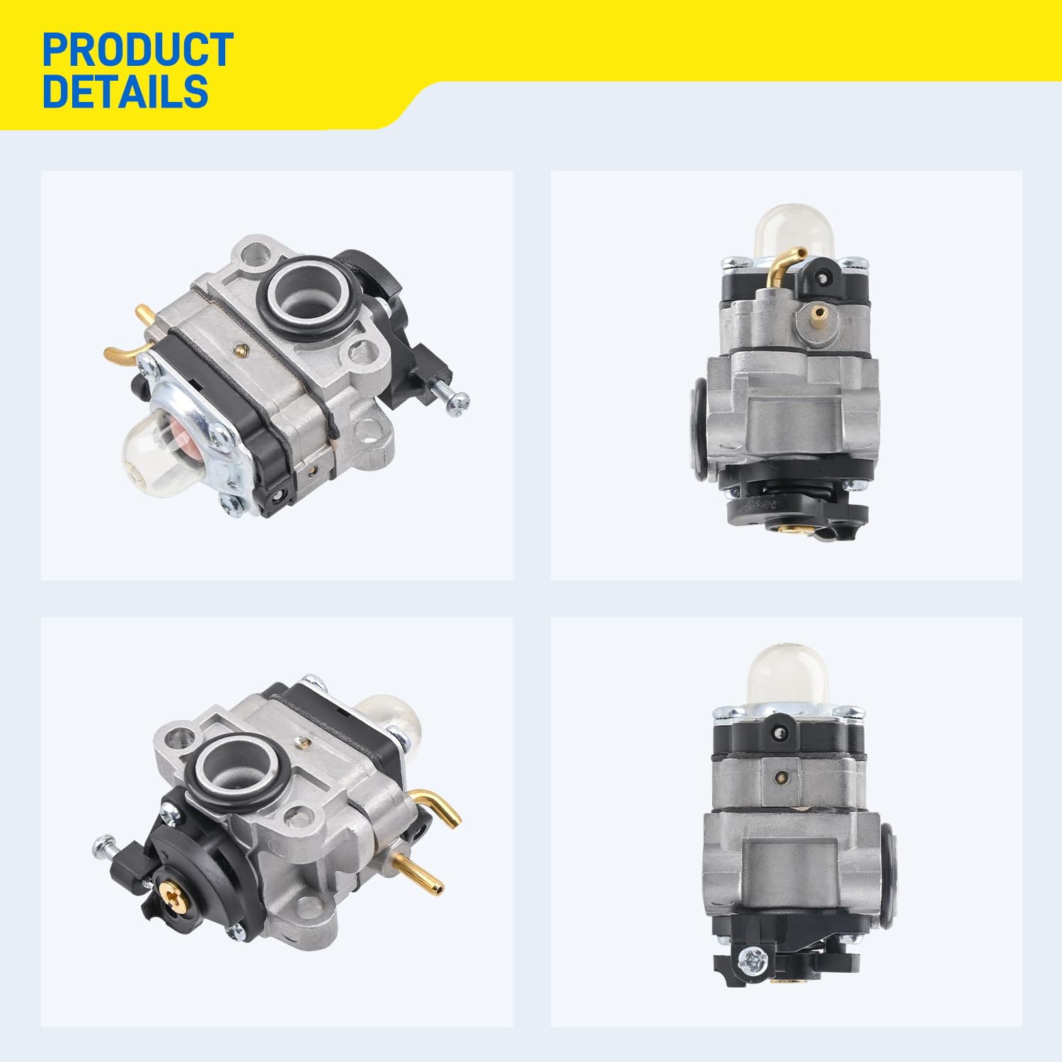 FitBest carburetor kit spark plug ensures reliable ignition and smoother starts.