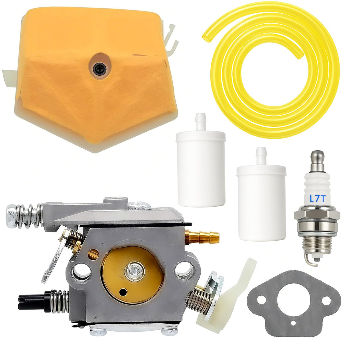 FitBest air filter kit for Husqvarna 50/51/55 improves air flow and engine breathing