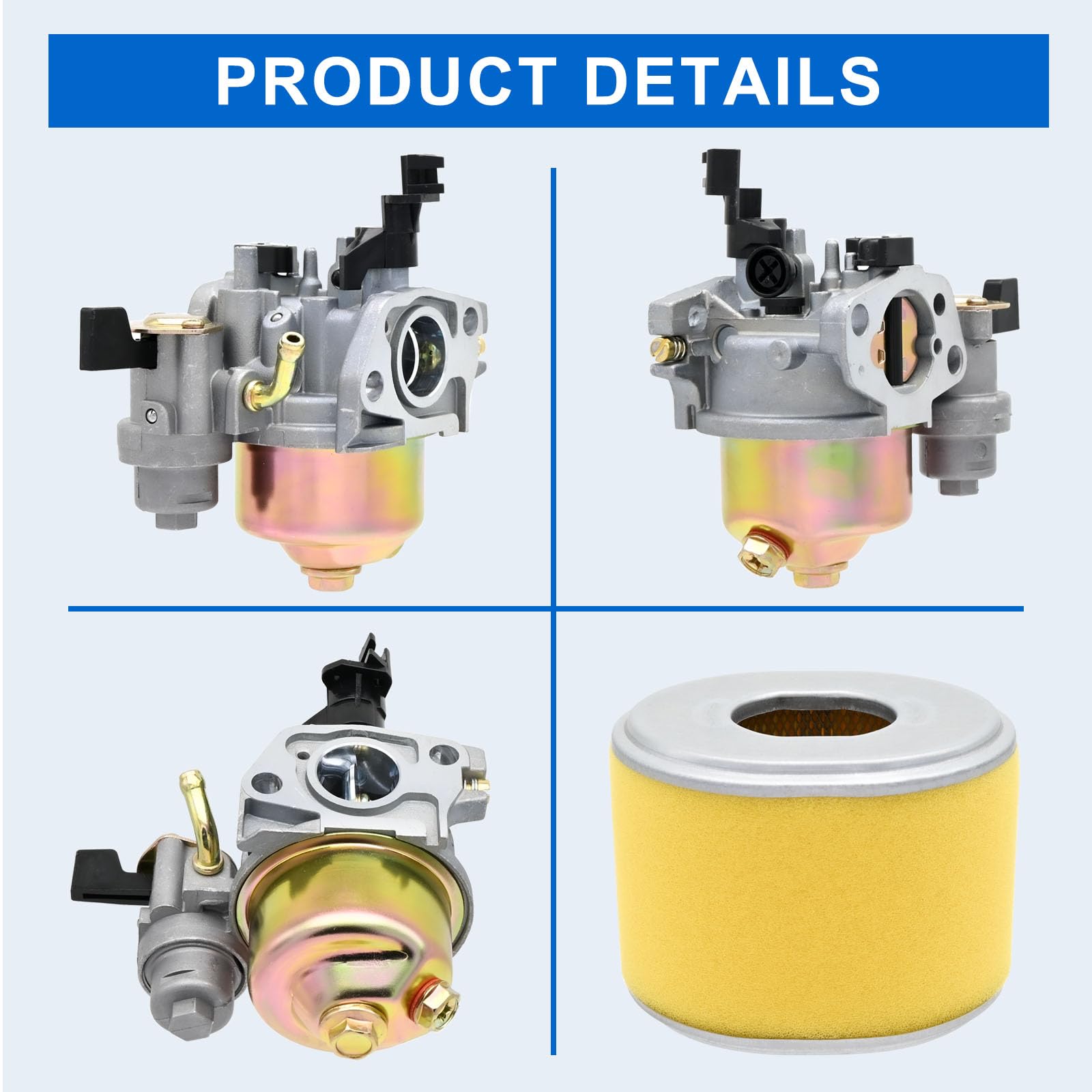 FitBest GX160 kit installed on an engine demonstrating compatibility.