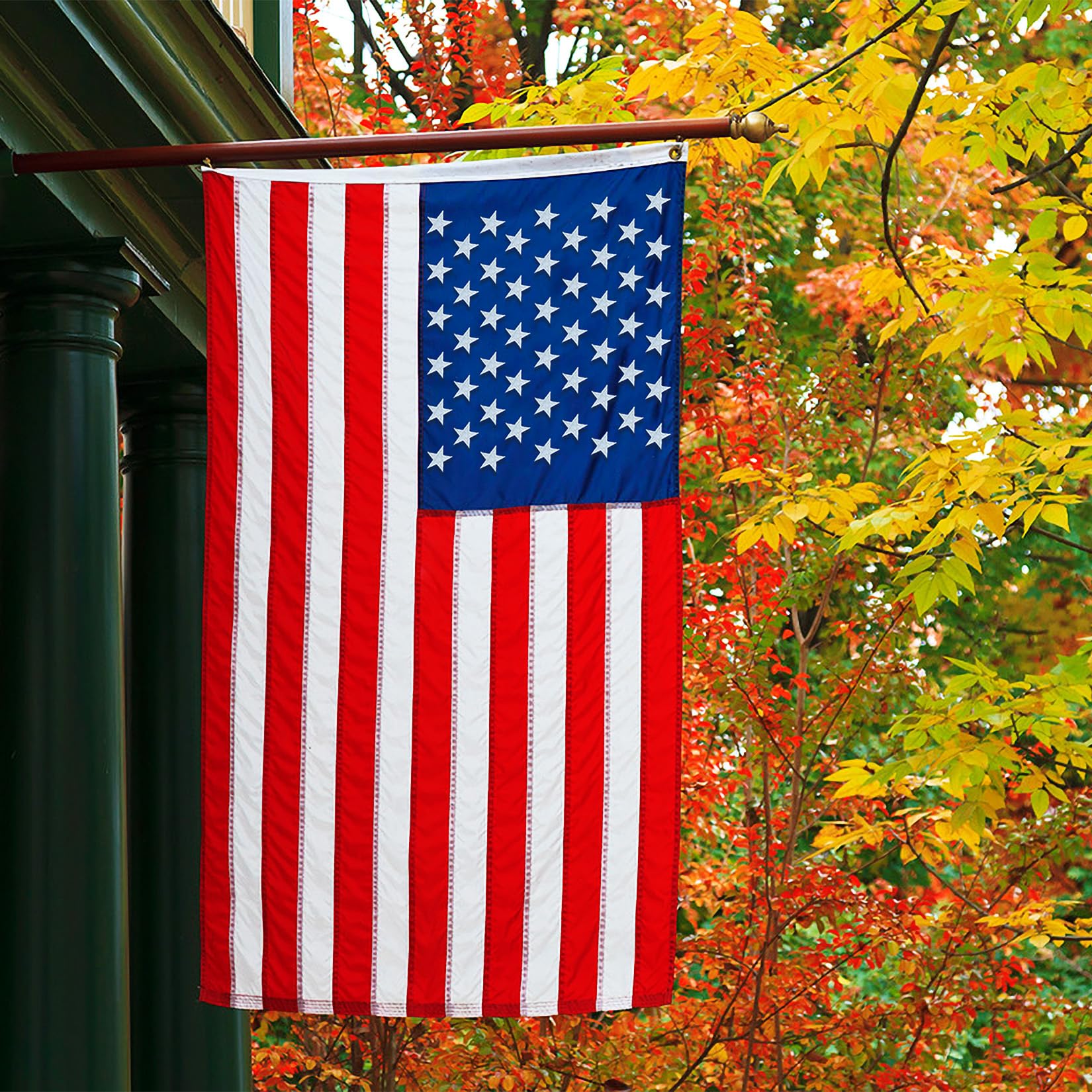 FITEAN outdoor porch display flag with vivid colors for yard visibility