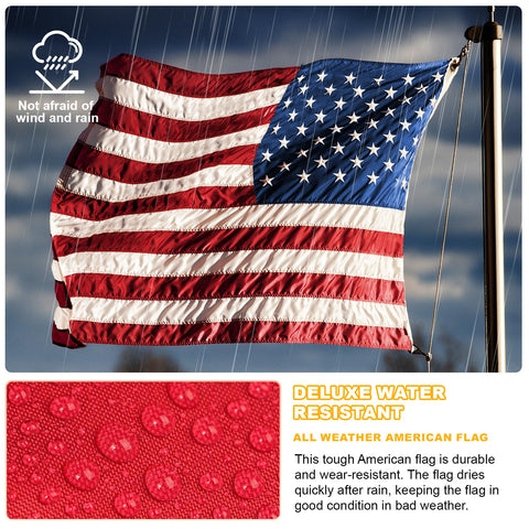 FITEAN 5x8 flag showcasing vivid colors resistant to fading outdoors
