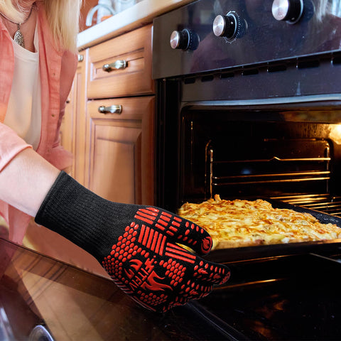 FITFIV BBQ Gloves inner polyester-cotton lining delivers comfortable wear during long sessions