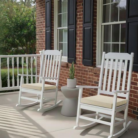 Fitfree chair cushions with non-slip bottom keep seats secure on windy days