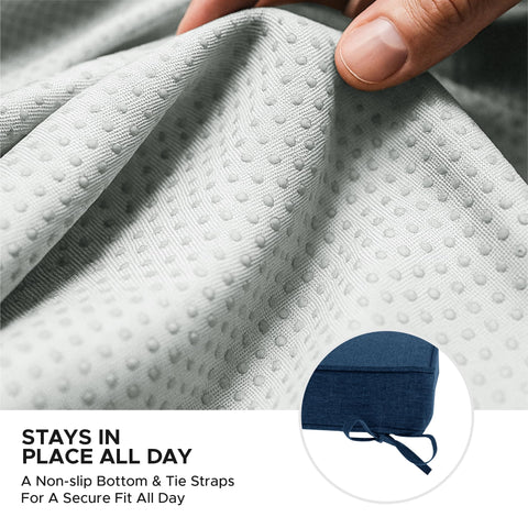 Fitfree removable-cover cushion features machine-washable cover for easy cleaning.