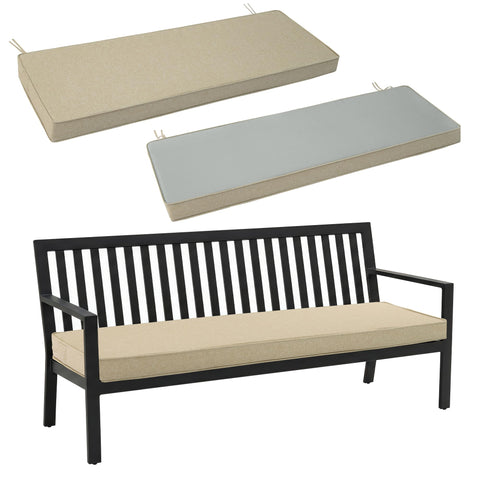 Fitfree outdoor bench cushion water-resistant fabric protects porch seating