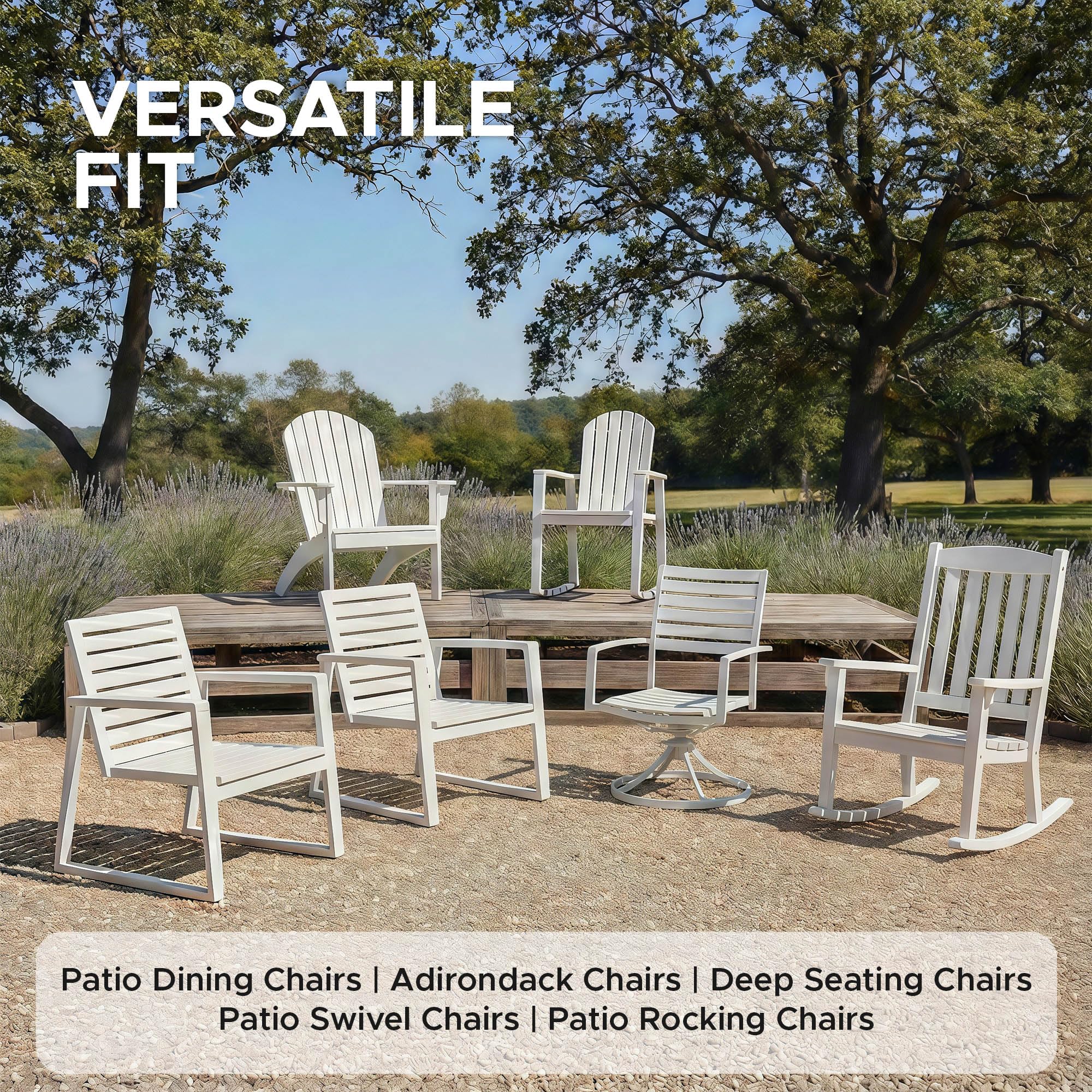 4-pack navy cushions refresh multiple outdoor chairs