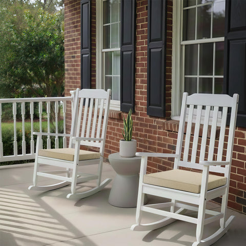 Fitfree cushions show fade-resistant fabric staying vibrant in sun.
