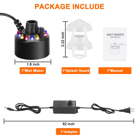 FITNATE Mist Maker cleaning disc helps maintain fog performance