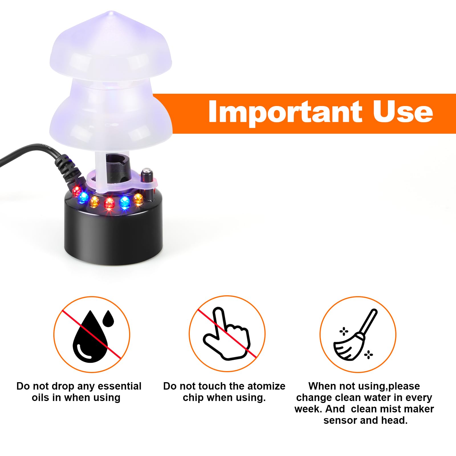 FITNATE Mist Maker fog in a vase for decorative effect
