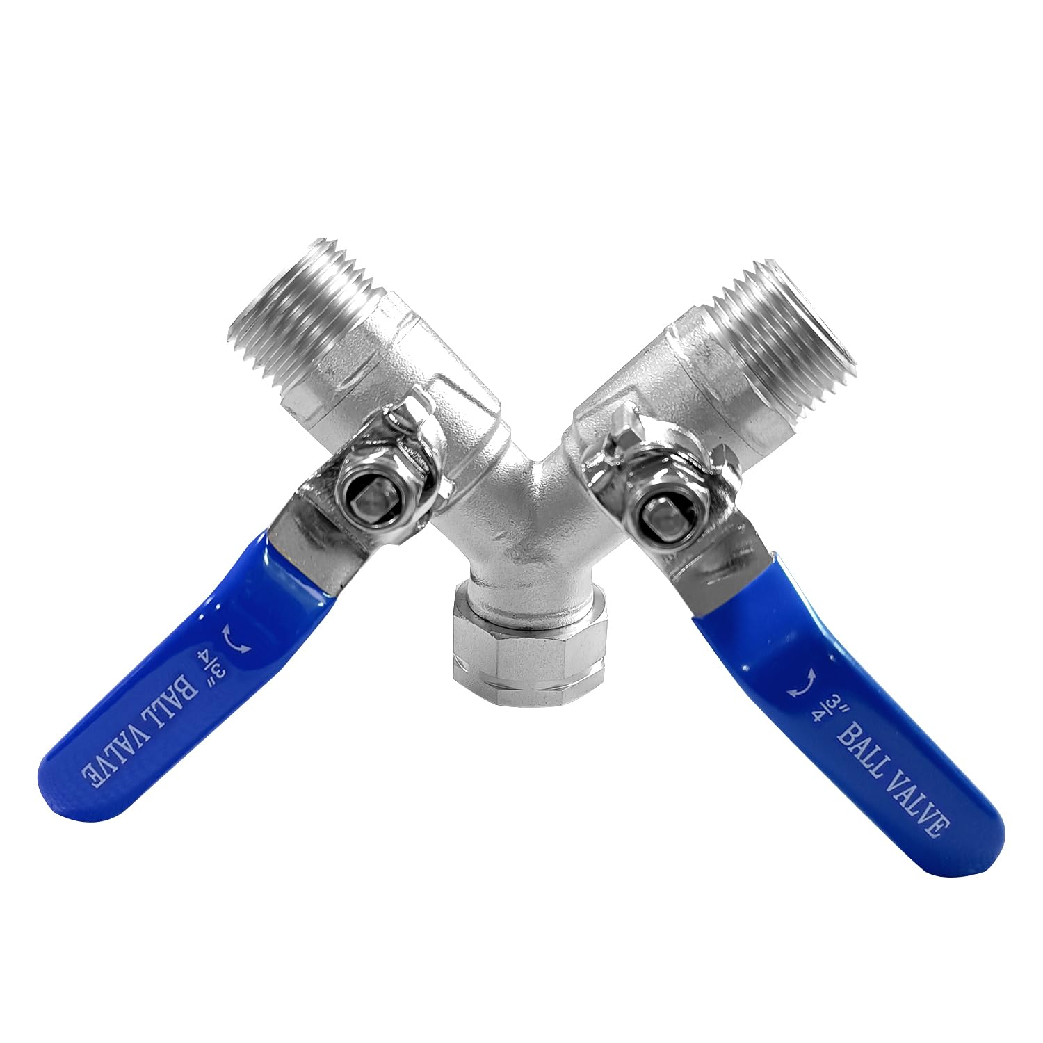 Fitvell long-handle rotation demonstrates easy shut-off with a 90-degree turn.
