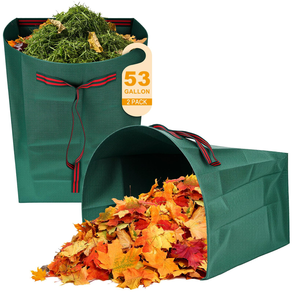 Fiudiry leaf collector with a 22-inch opening for fast yard cleanup.