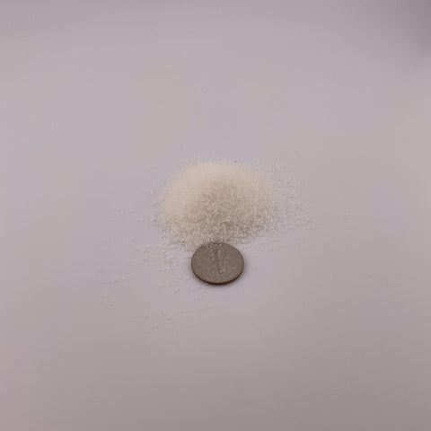 Five-Star Feeders hydrated crystals expand for root-level water storage in gardens.