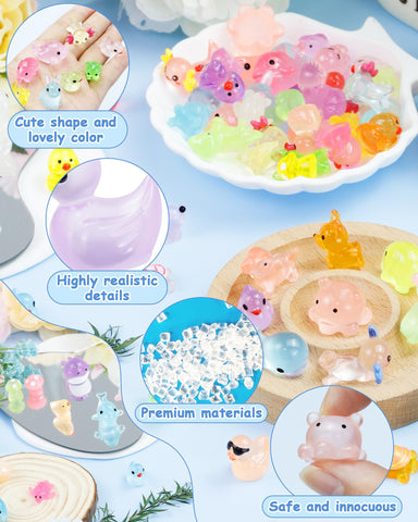 FIVEIZERO aquarium decor mini figures withstand water and fade