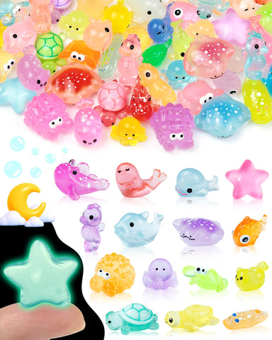 FIVEIZERO glow dolphin—perfect for aquarium decor and glow-in-the-dark accents.