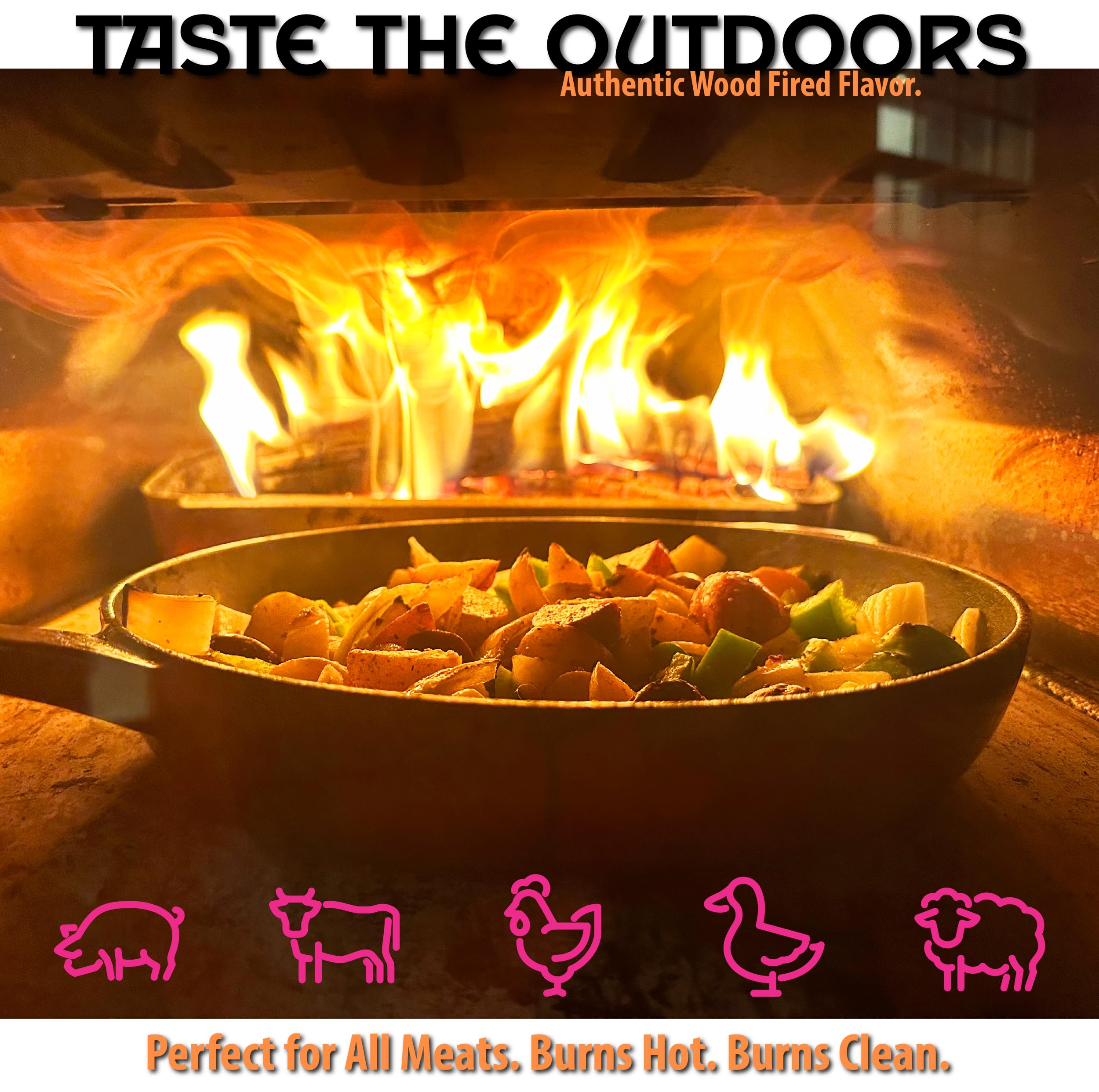 FiveOaks smoked meat-ready plate shows flavorful results from cherry wood.