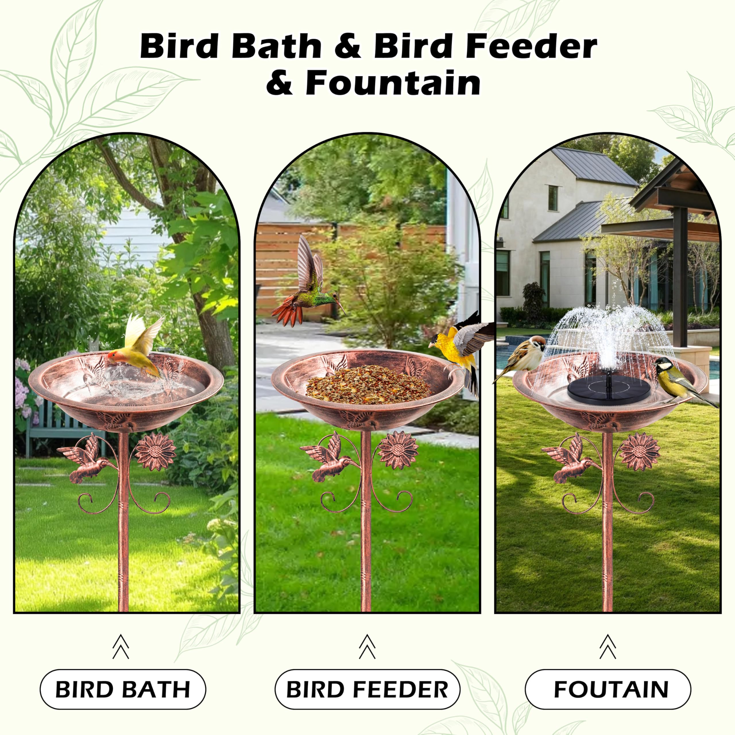 Fivolan detachable bowl enables quick cleaning and refilling