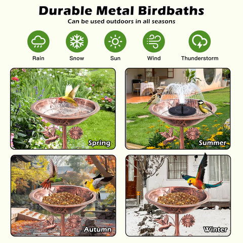 Fivolan garden stake decor adds year-round yard charm