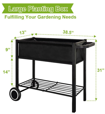Fiwithy large planting box offering generous space for vegetables and herbs