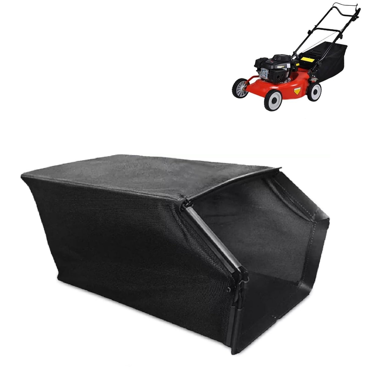 FIX ZHANG grass bag for Troy-Bilt mower, tear-resistant fabric for durable yard work.
