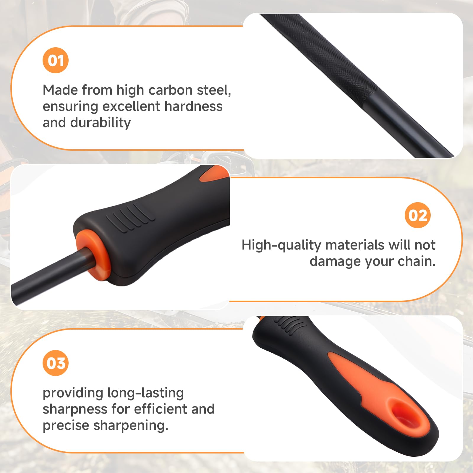 FixBear ergonomic handle provides comfortable grip and stable filing motions.