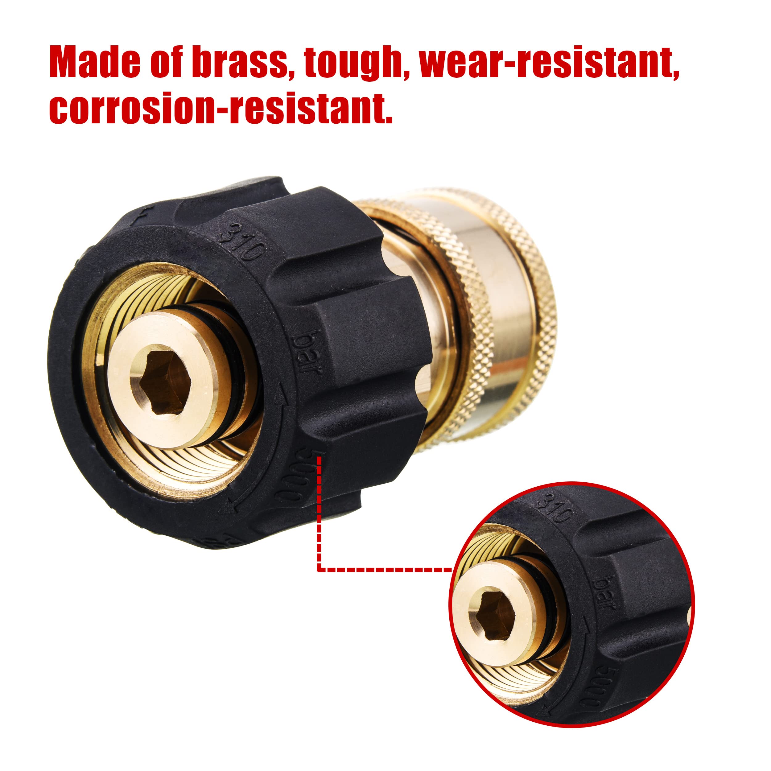 FIXFANS durable brass body with wear-resistant stainless components.
