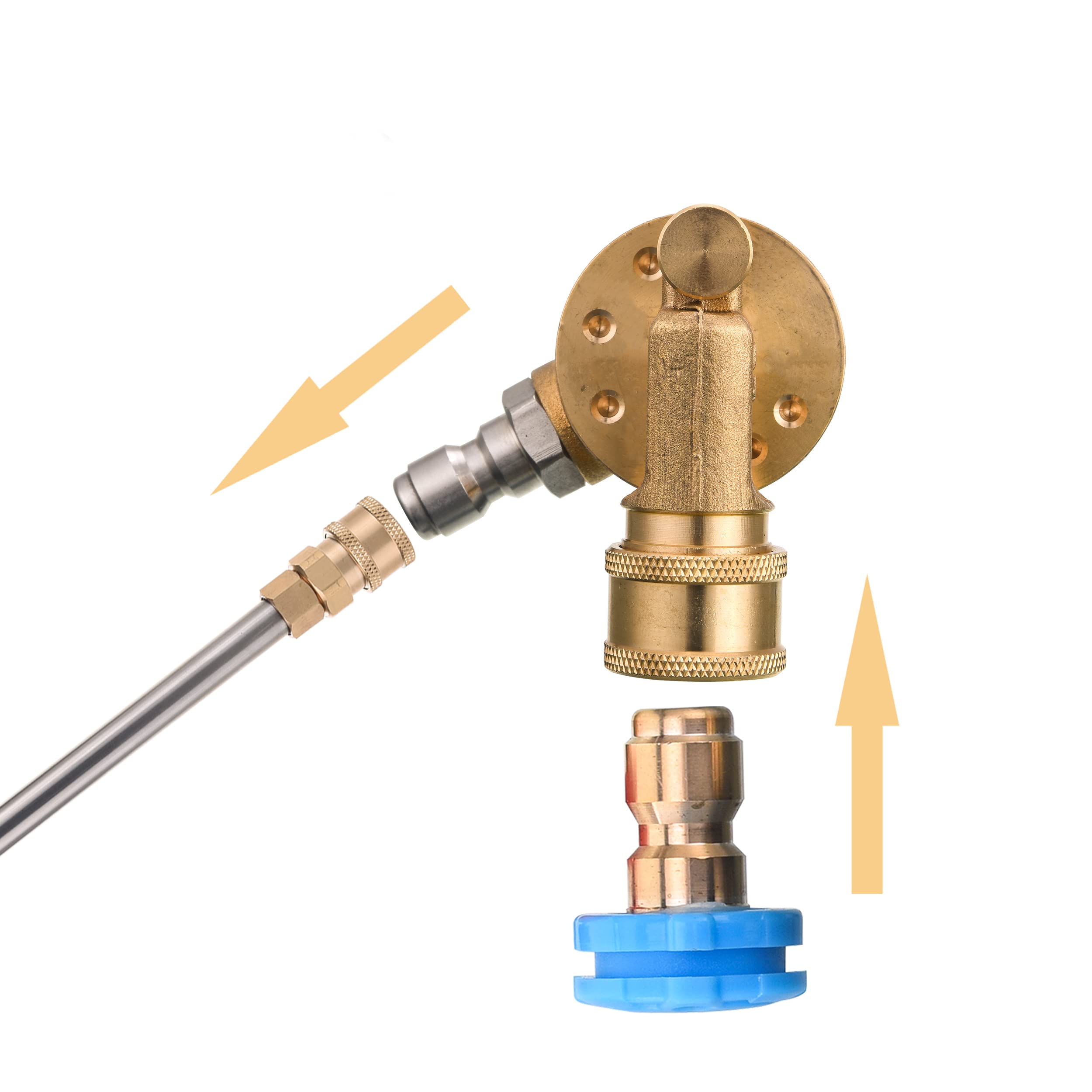FIXFANS brass and stainless steel construction for durable, wear-resistant performance.