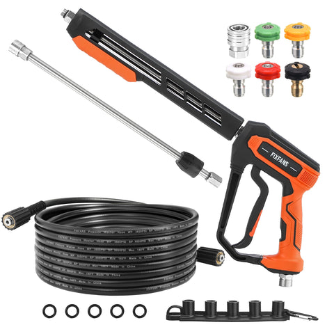 FIXFANS durable wear-resistant hose resists kinking.