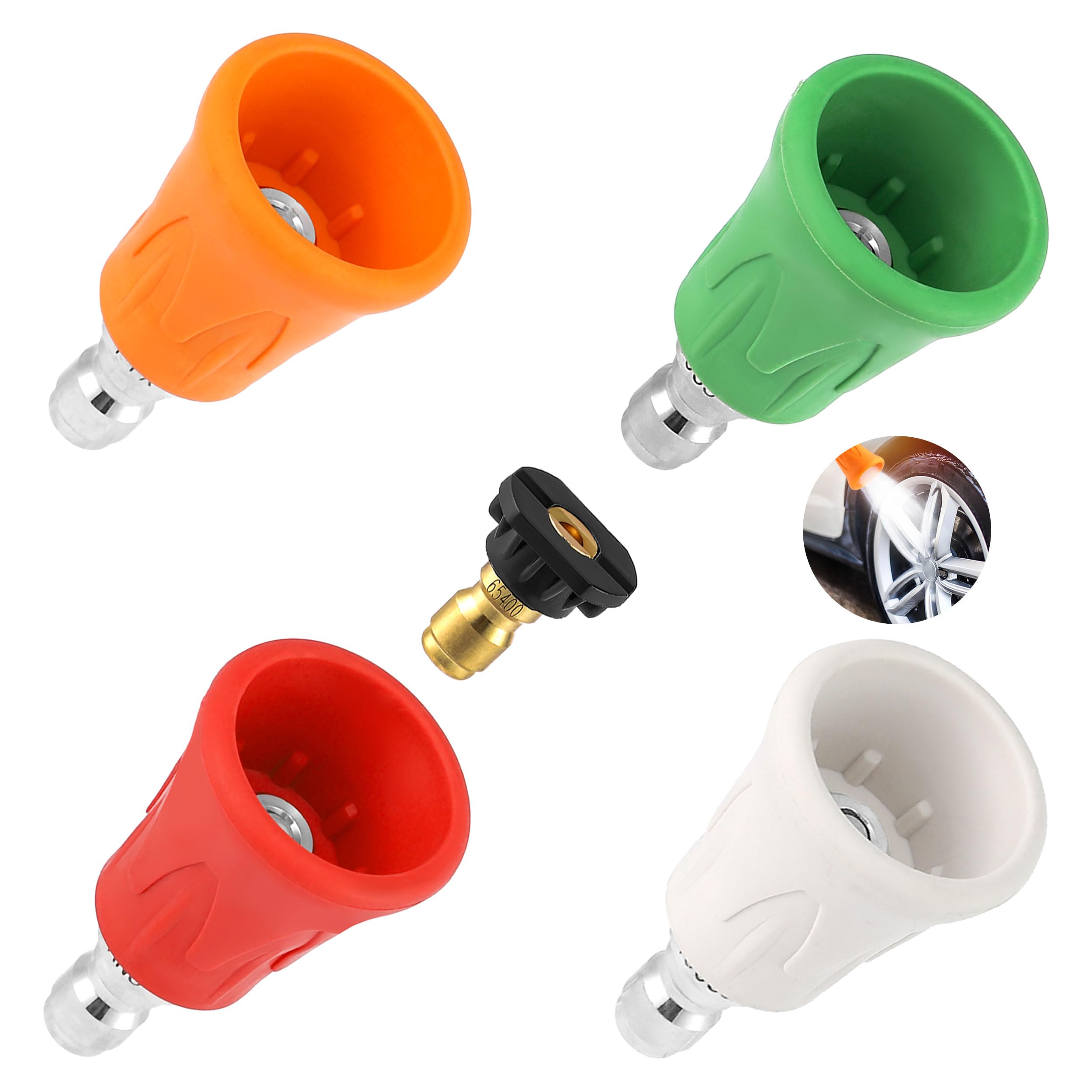 FIXFANS five-nozzle set kit, ready for various tasks.