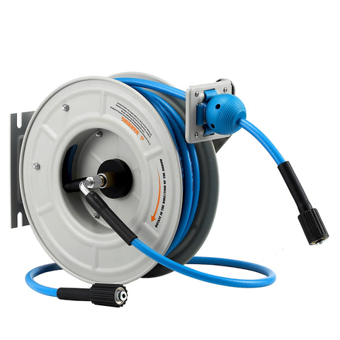 FIXFANS hose reel supports hot and cold water for various washers