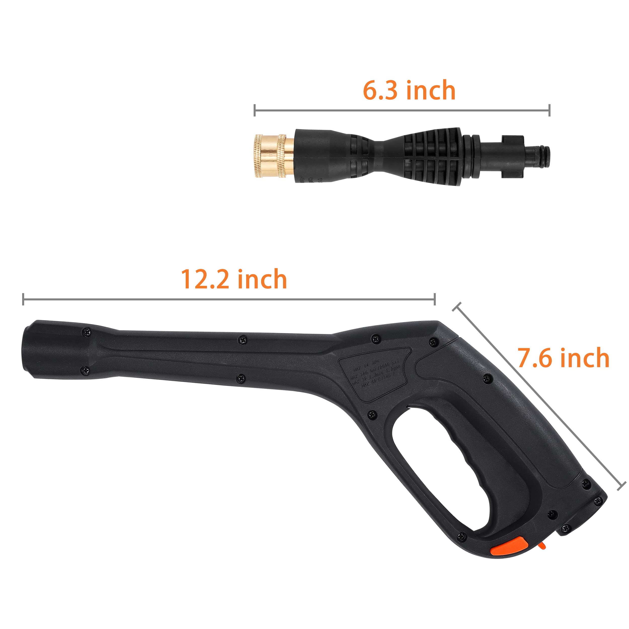 FIXFANS 25 degree nozzle for versatile surface washing