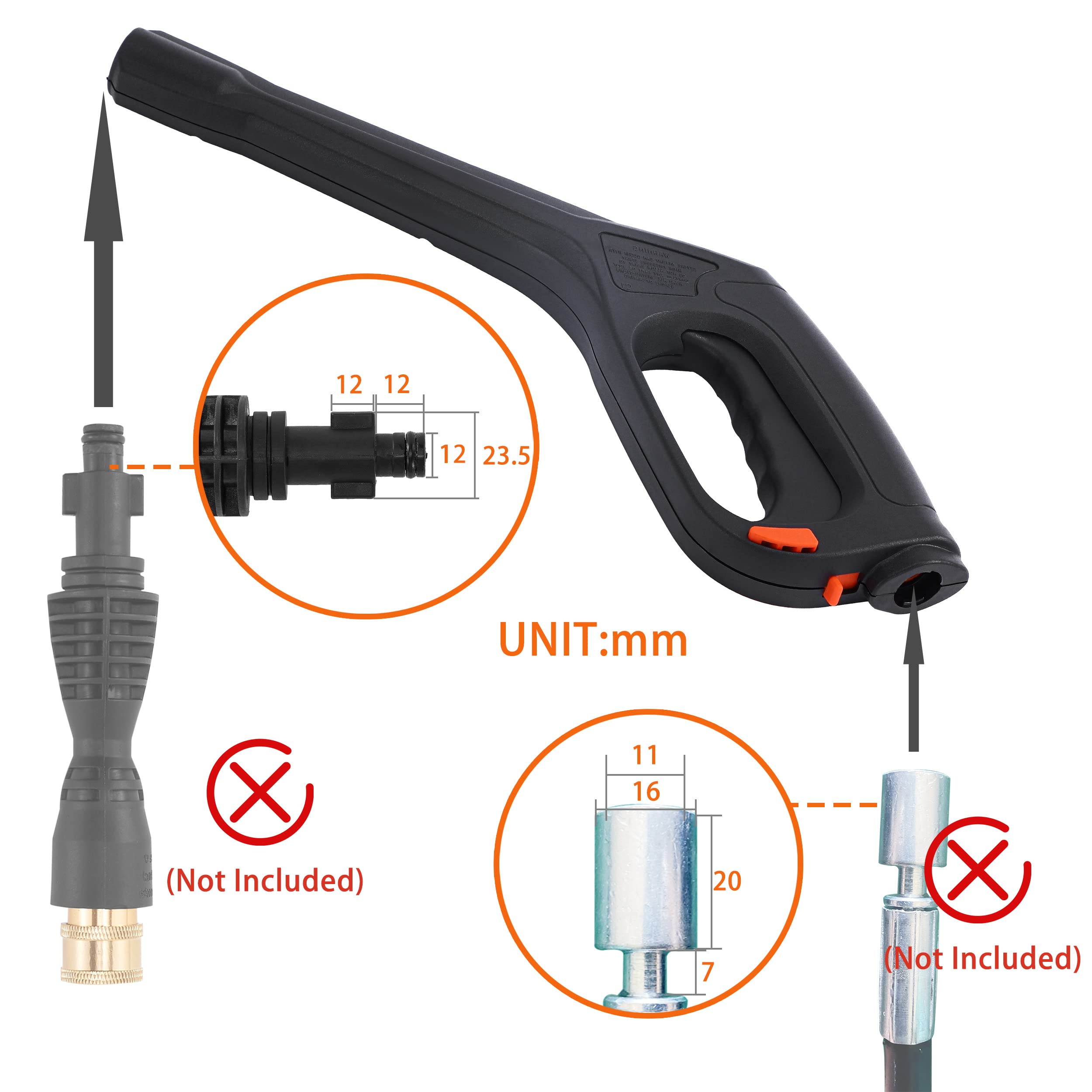 FIXFANS replacement wand with lock ensures leak free operation