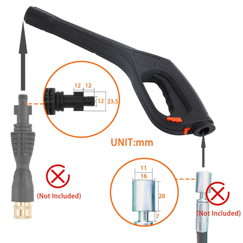 FIXFANS replacement wand with lock ensures leak free operation