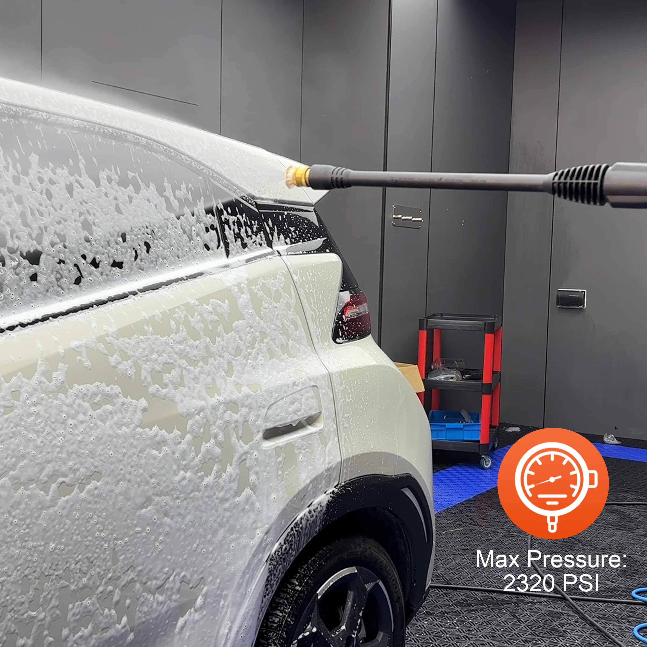 FIXFANS safety features include trigger lock for leak prevention during storage.