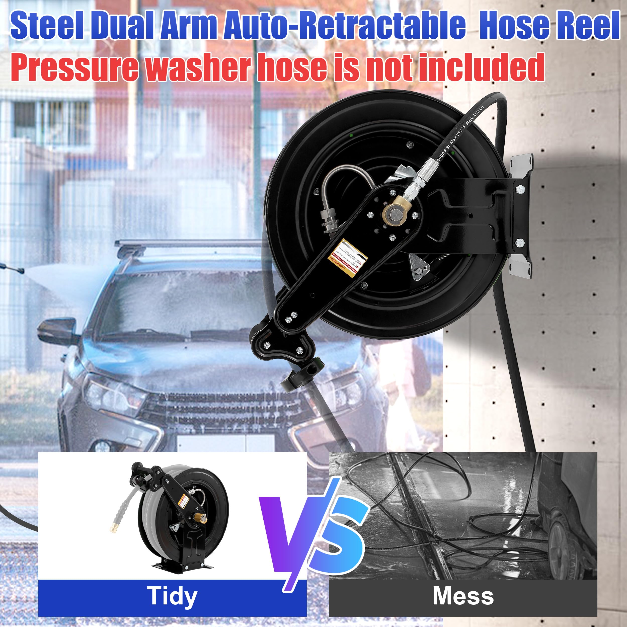 FIXFANS steel construction highlights corrosion-resistant, heavy-duty durability for tough environments.