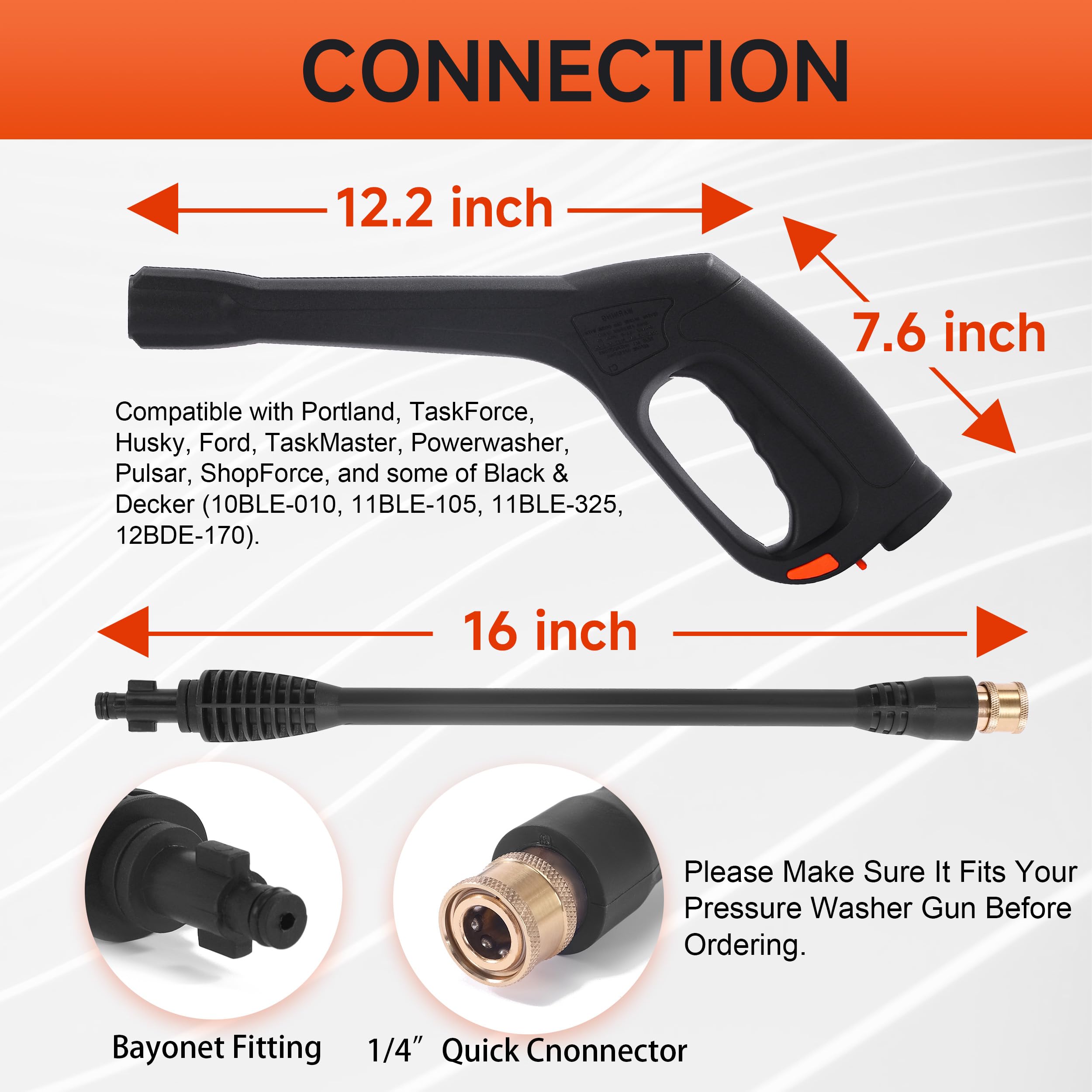 FIXFANS turbo nozzle 25° creates pinpoint rotation to break stubborn grime.