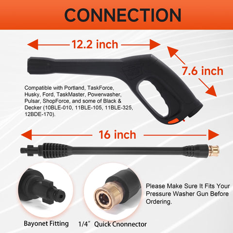 FIXFANS turbo nozzle 25° creates pinpoint rotation to break stubborn grime.