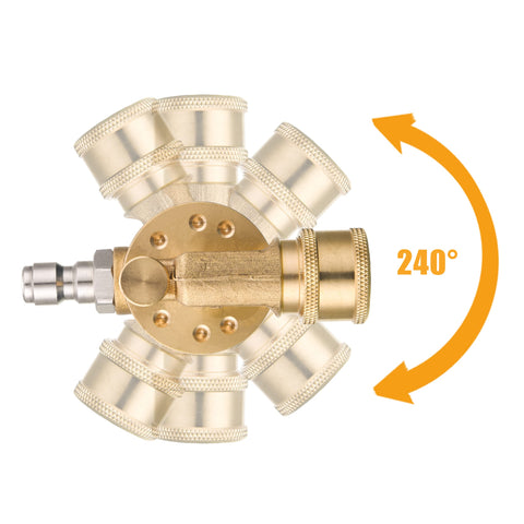 FIXFANS universal compatibility with 1/4-inch quick-connect wands and nozzles.
